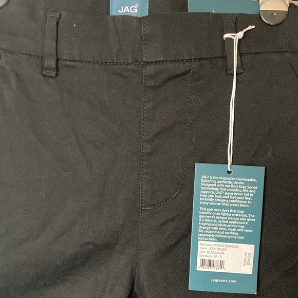 New Jag Jeans Women's Maddie Mid Rise Bermuda Pull-on Short - Picture 4 of 9